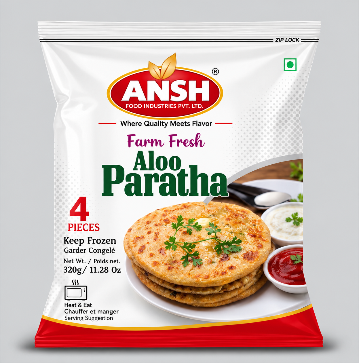 Farm Fresh Aloo Paratha
